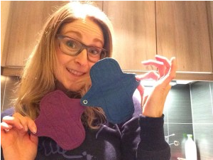 vanessa with a pad